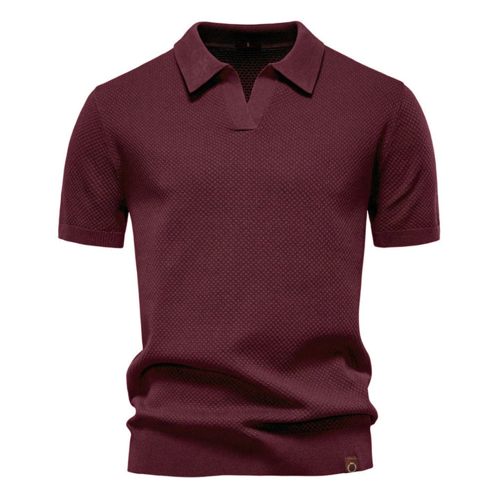 LEONE | Polo de Hombre de Punto Calado