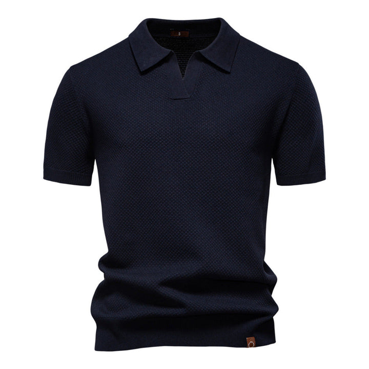 LEONE | Polo de Hombre de Punto Calado