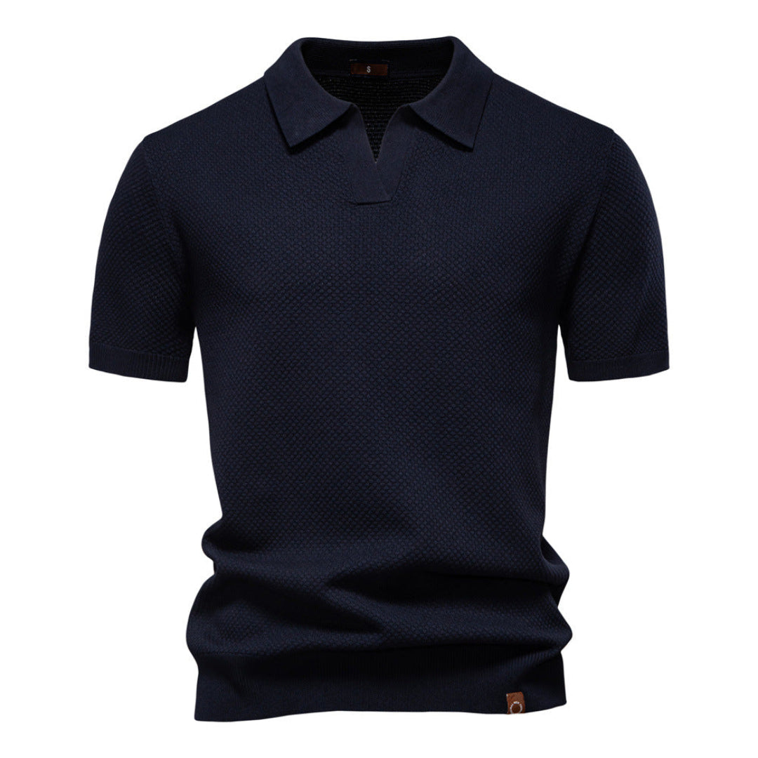 LEONE | Polo de Hombre de Punto Calado