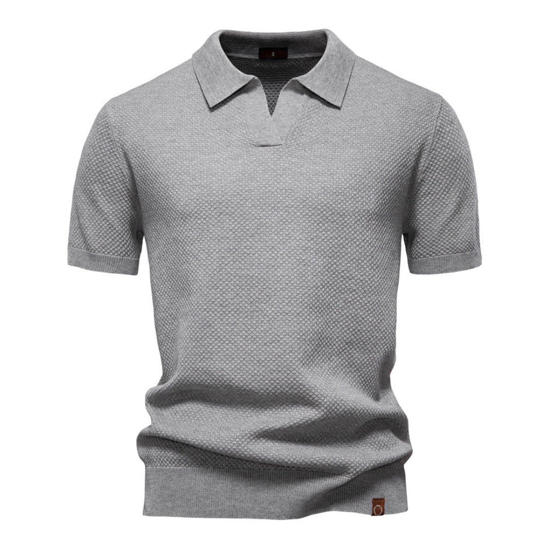LEONE | Polo de Hombre de Punto Calado