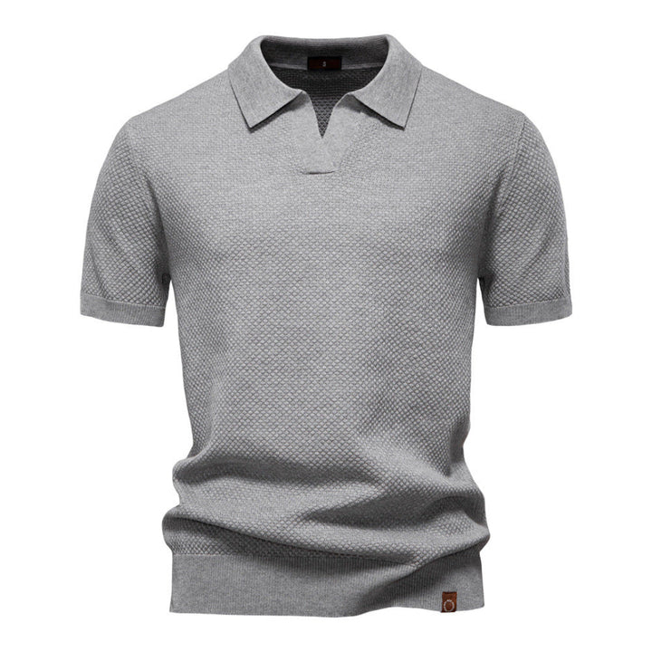 LEONE | Polo de Hombre de Punto Calado