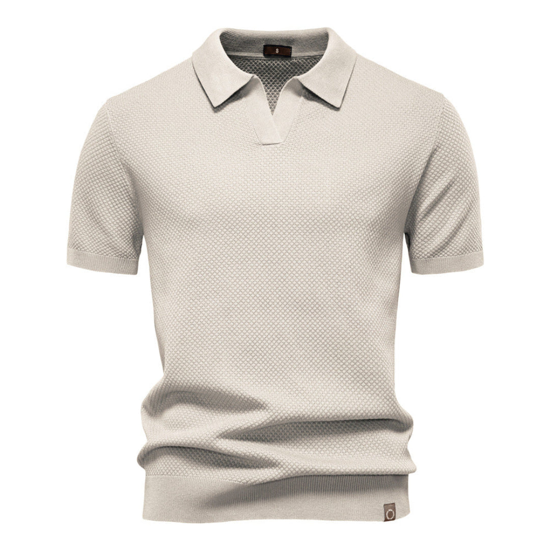 LEONE | Polo de Hombre de Punto Calado