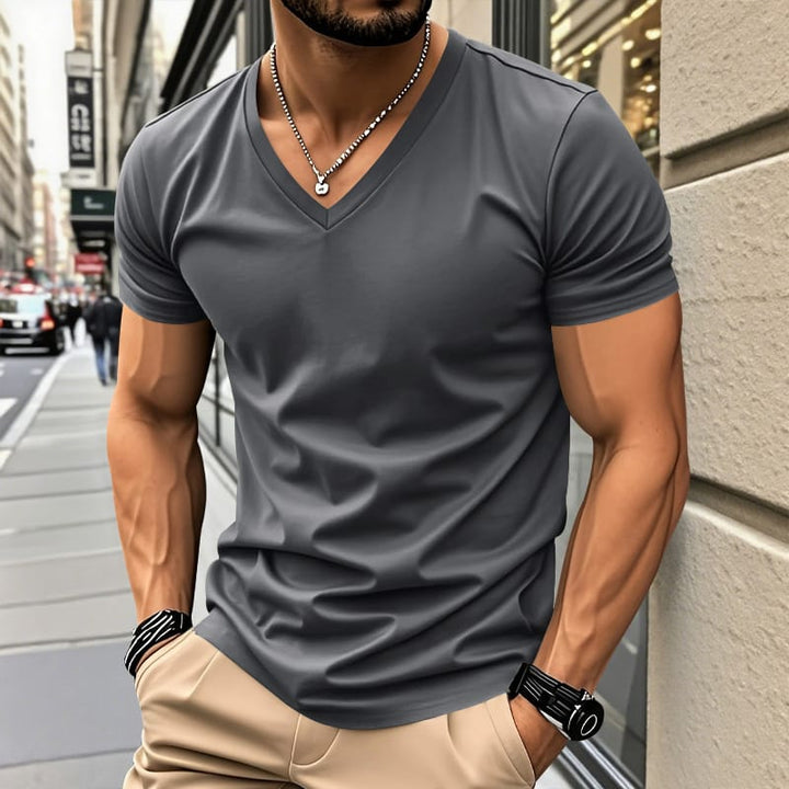 André Ferran Camiseta Lido con cuello en V