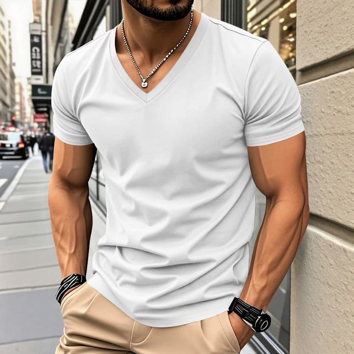 André Ferran Camiseta Lido con cuello en V