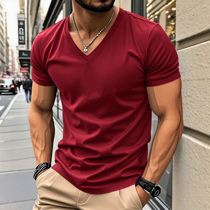 André Ferran Camiseta Lido con cuello en V