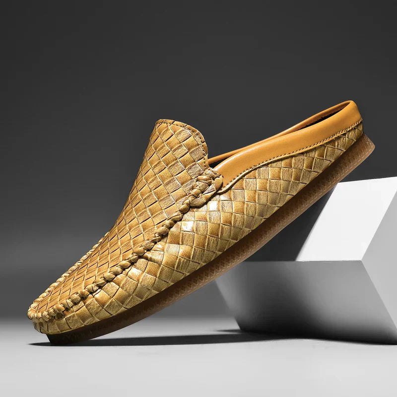 Lazaro Slides de cuero – Sandalias de cuero premium para comodidad diaria