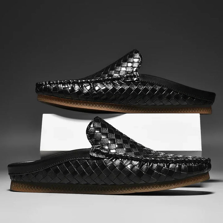 Lazaro Slides de cuero – Sandalias de cuero premium para comodidad diaria
