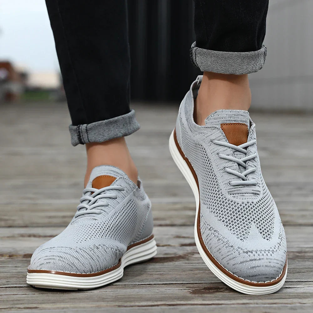 Zapatos Oxford de vestir grises de Alden