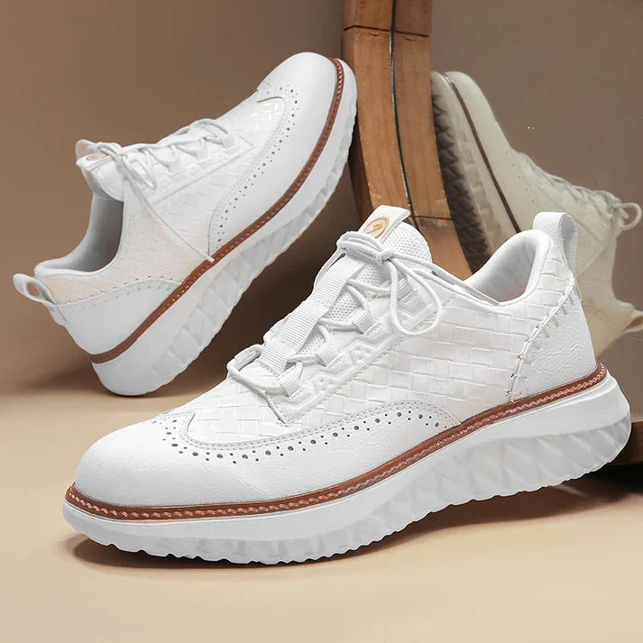 Vittorio | Zapatillas Oxford de Cuero Trenzado