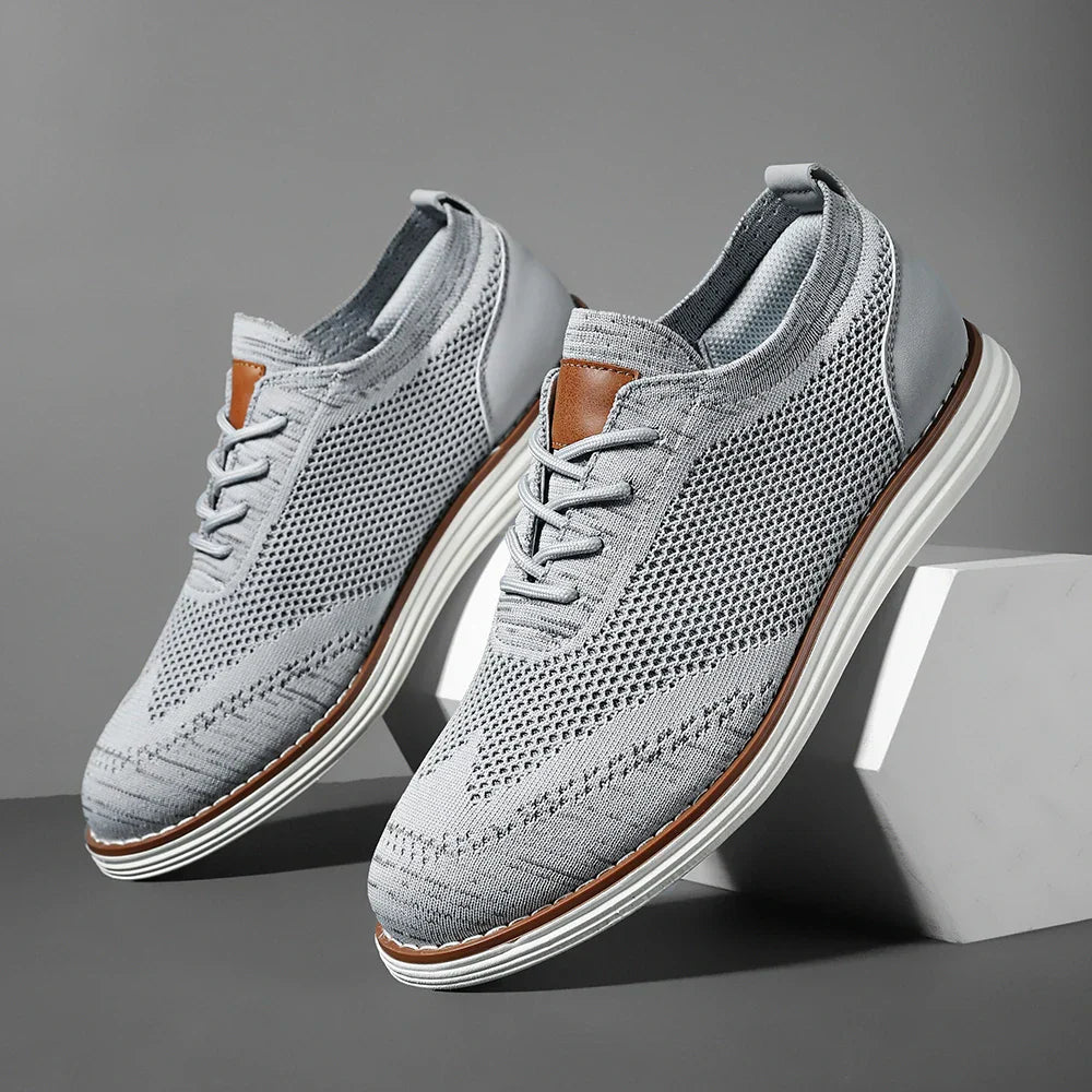 Zapatos Oxford de vestir grises de Alden