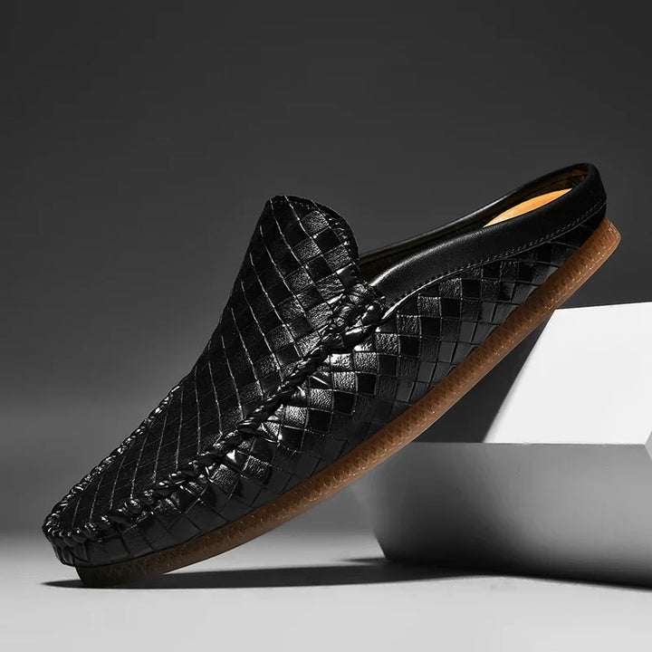 Lazaro Slides de cuero – Sandalias de cuero premium para comodidad diaria