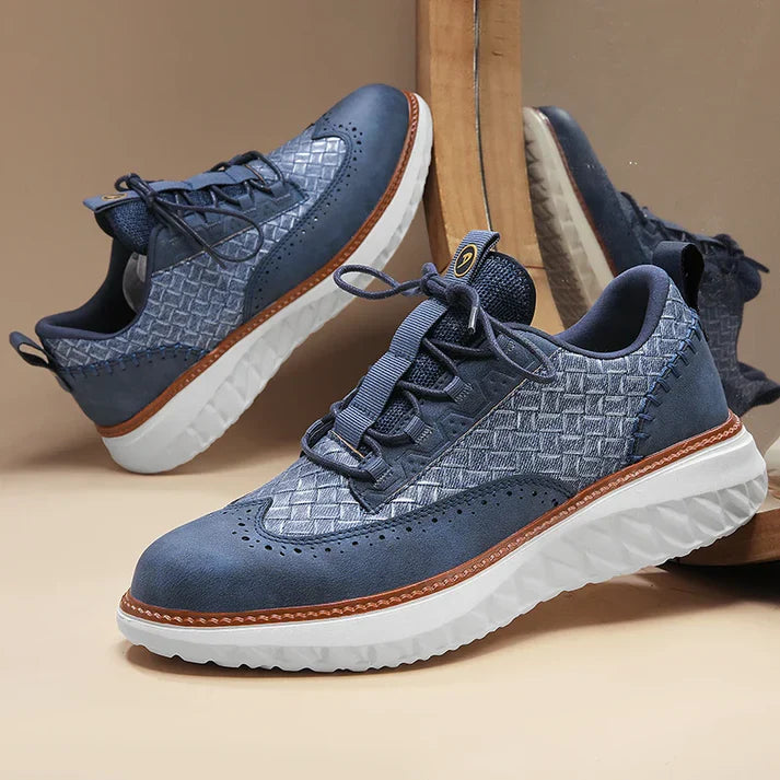 Vittorio | Zapatillas Oxford de Cuero Trenzado