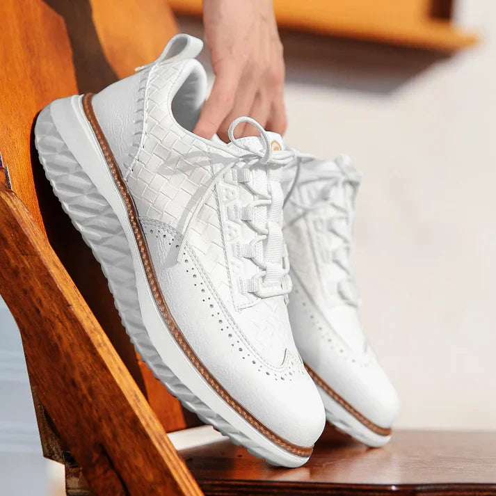 Vittorio | Zapatillas Oxford de Cuero Trenzado
