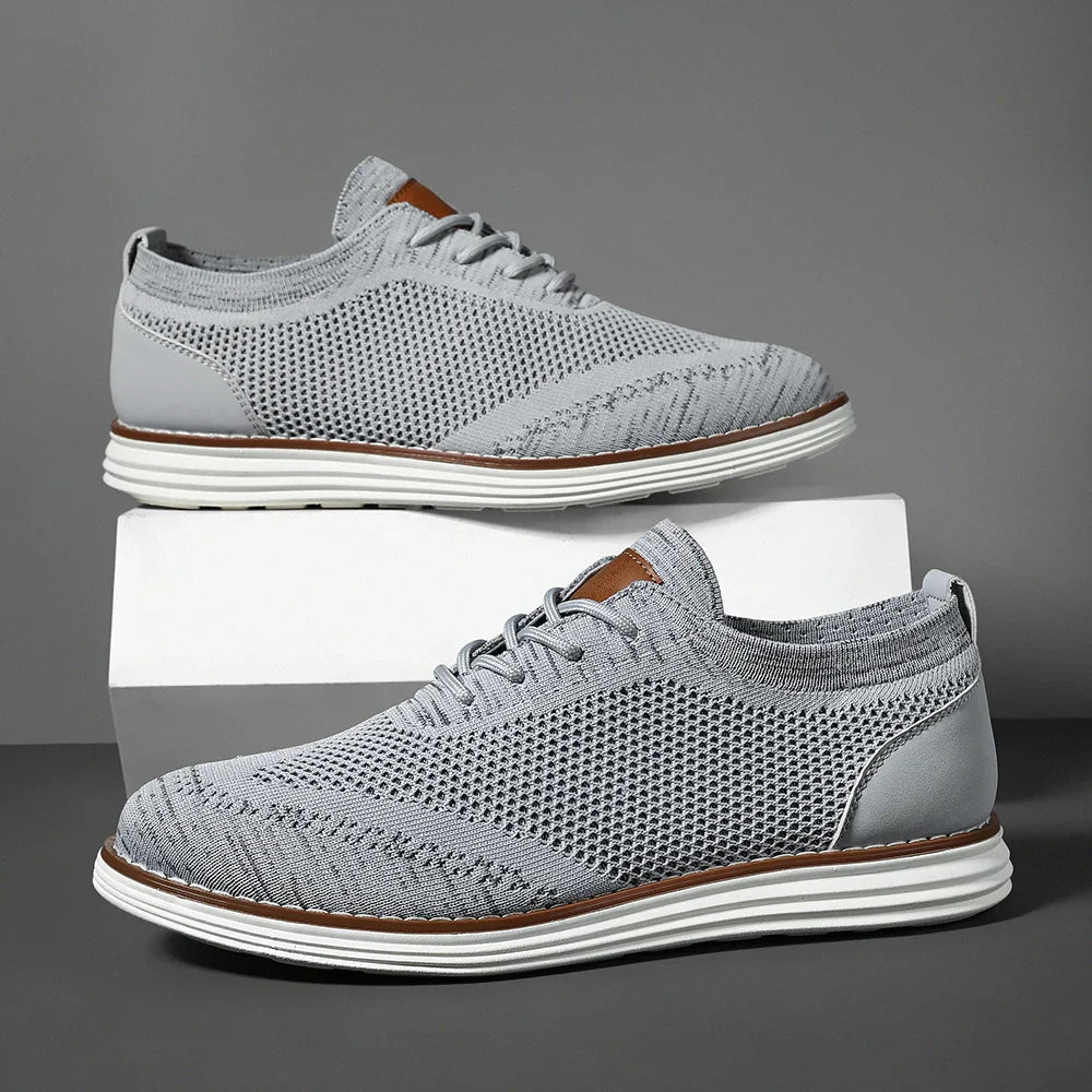 Zapatos Oxford de vestir grises de Alden