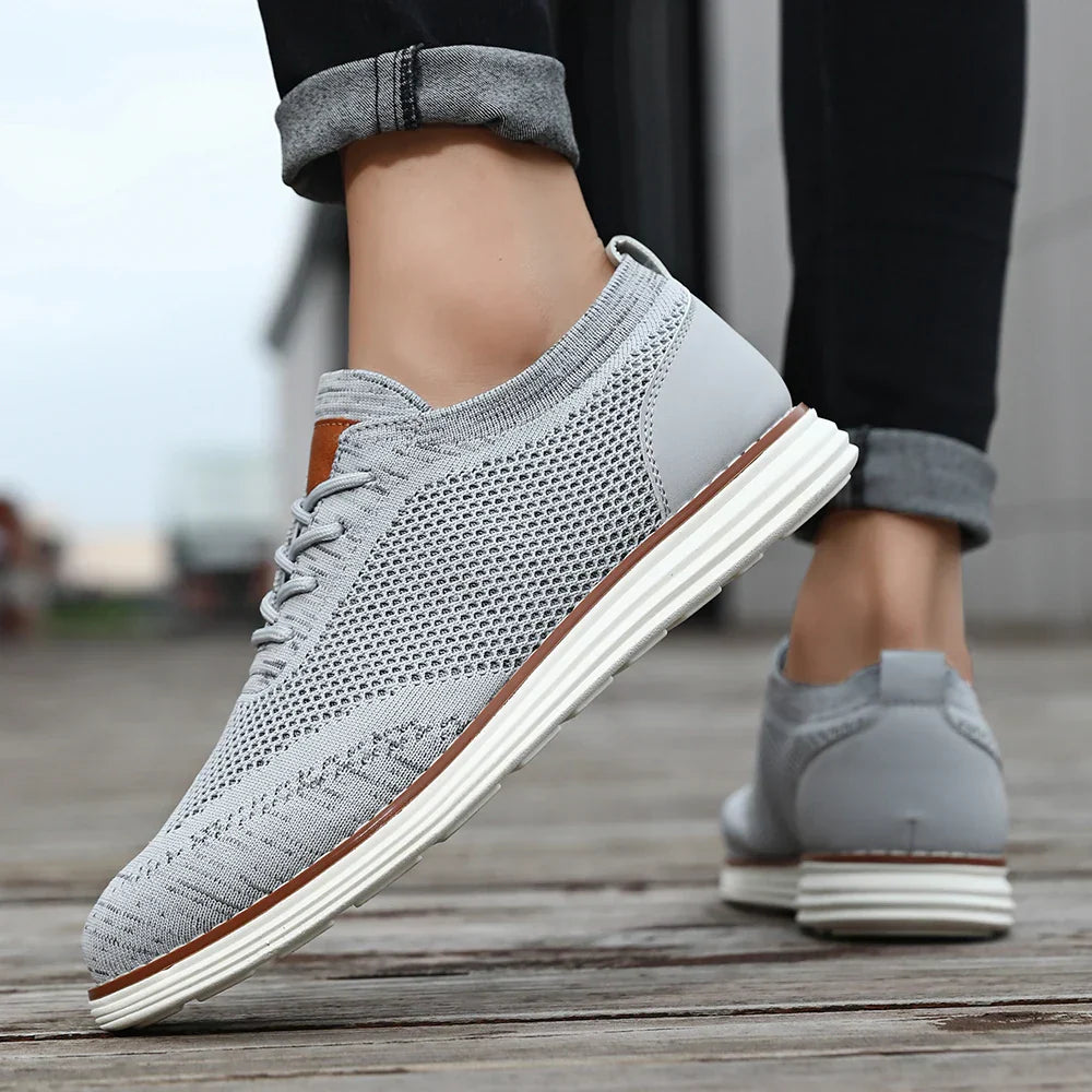 Zapatos Oxford de vestir grises de Alden