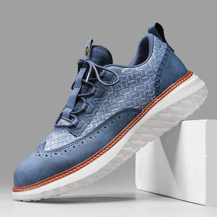 Vittorio | Zapatillas Oxford de Cuero Trenzado
