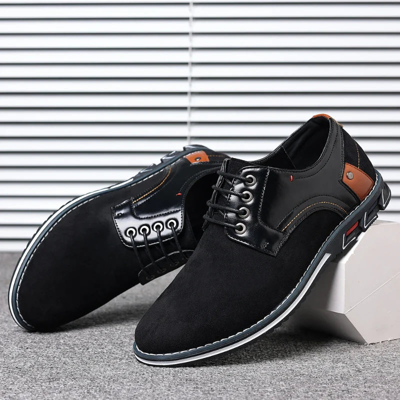LUIGI | Zapato de Hombre de Ante y Cuero