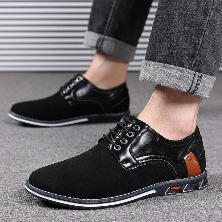 LUIGI | Zapato de Hombre de Ante y Cuero