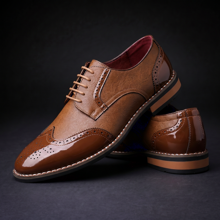 Zapatos Aaron Oxford de Cuero