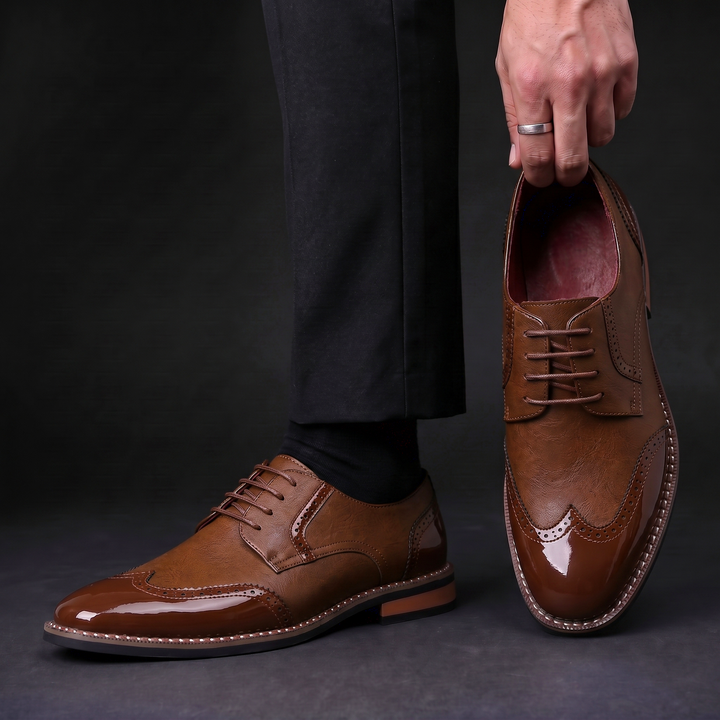 Zapatos Aaron Oxford de Cuero