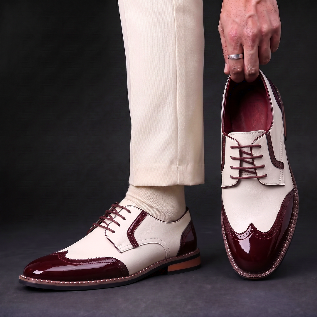 Zapatos Aaron Oxford de Cuero