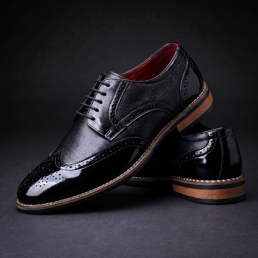Zapatos Aaron Oxford de Cuero