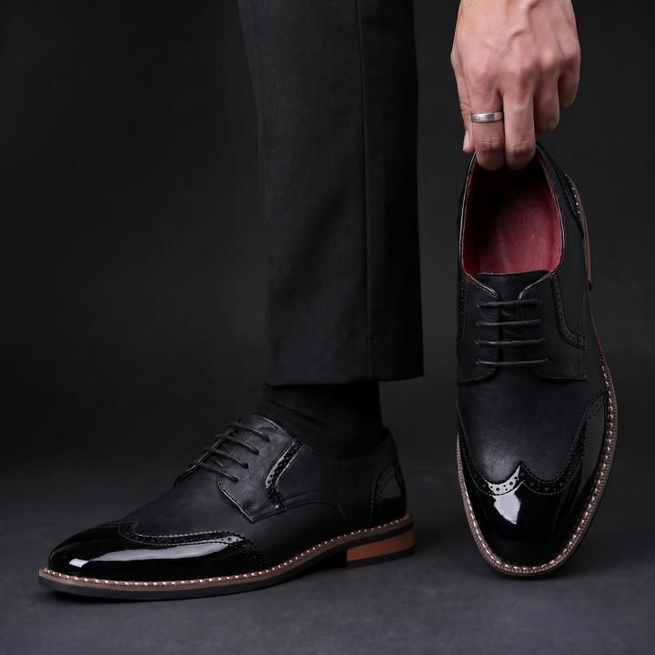Zapatos Aaron Oxford de Cuero