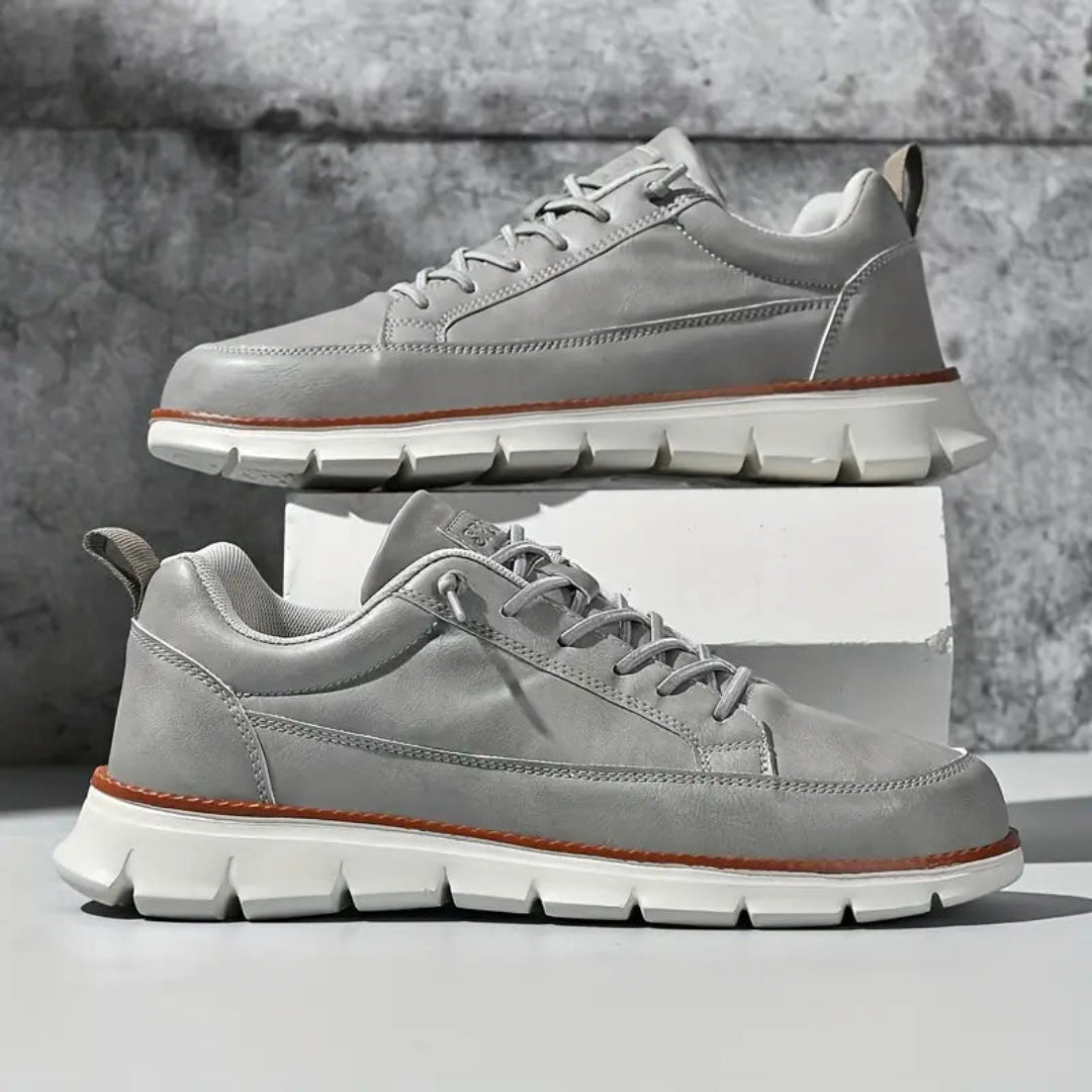 BRUNO | Zapatos Casual de Hombre de Cuero Azul Marino