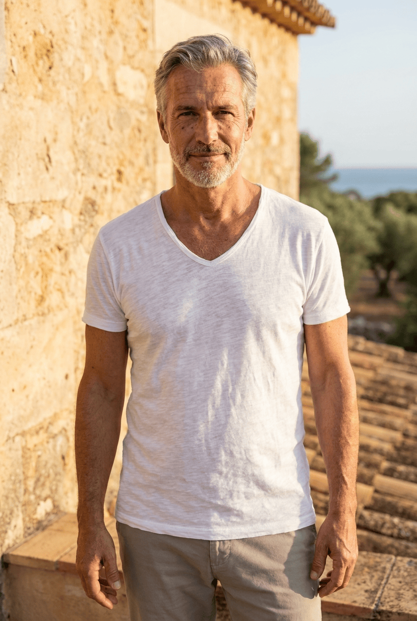 André Ferran Amalfi escote en V