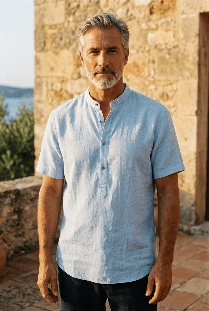 André Ferran Camisa de lino de Provenza