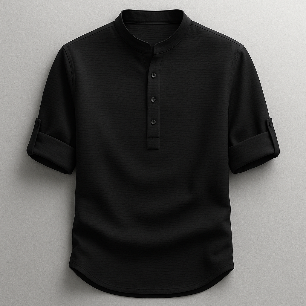 Hudson Camisa Henley Clásica
