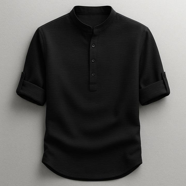 Hudson Camisa Henley Clásica