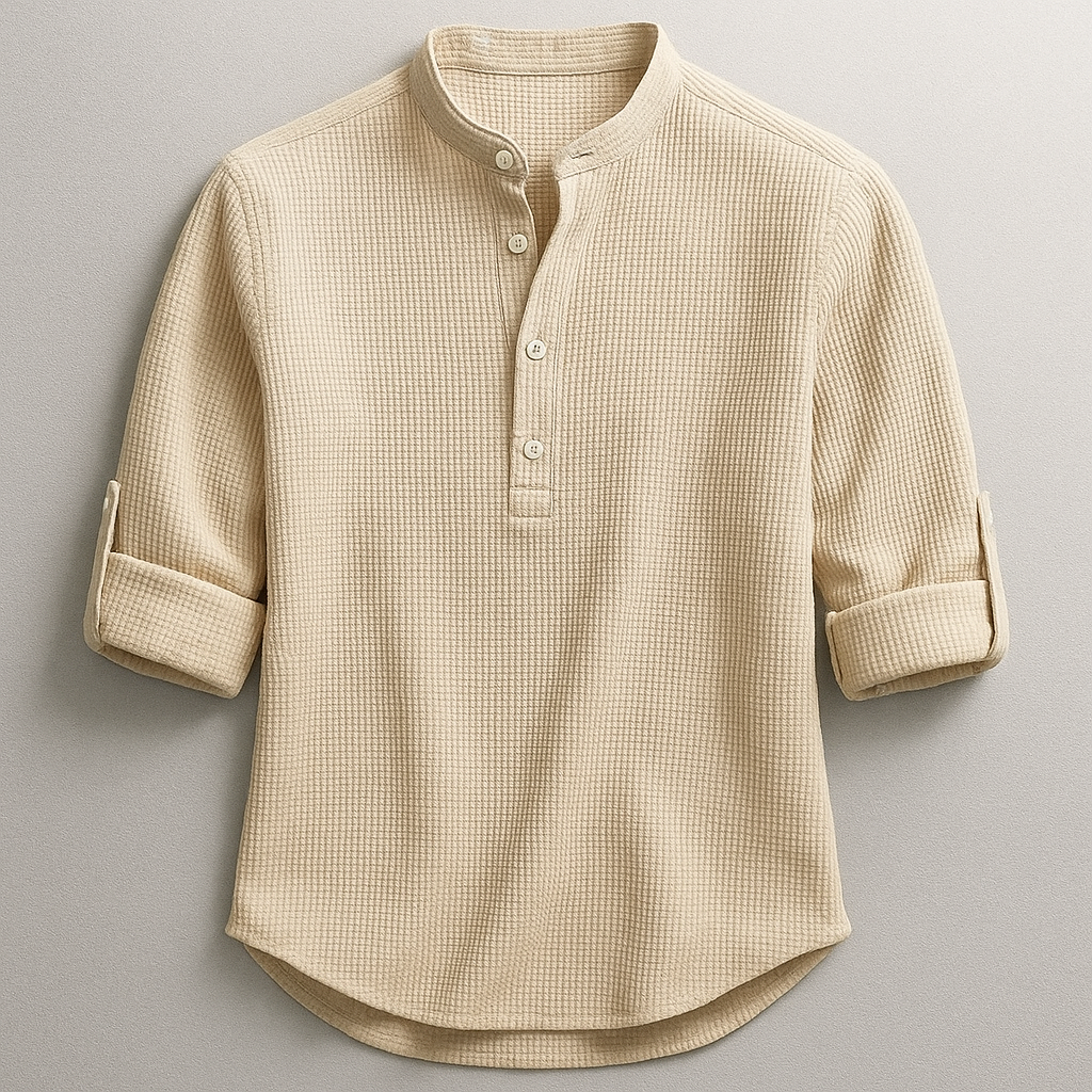 Hudson Camisa Henley Clásica