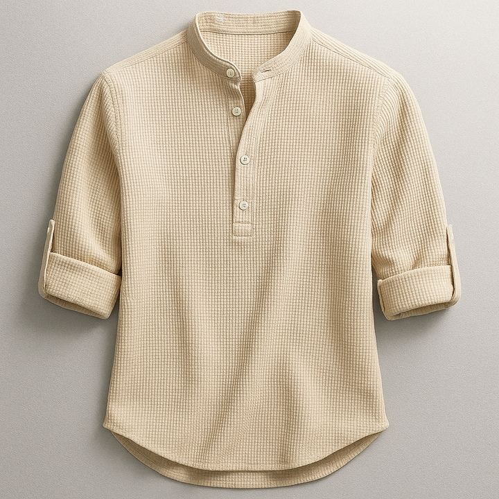 Hudson Camisa Henley Clásica