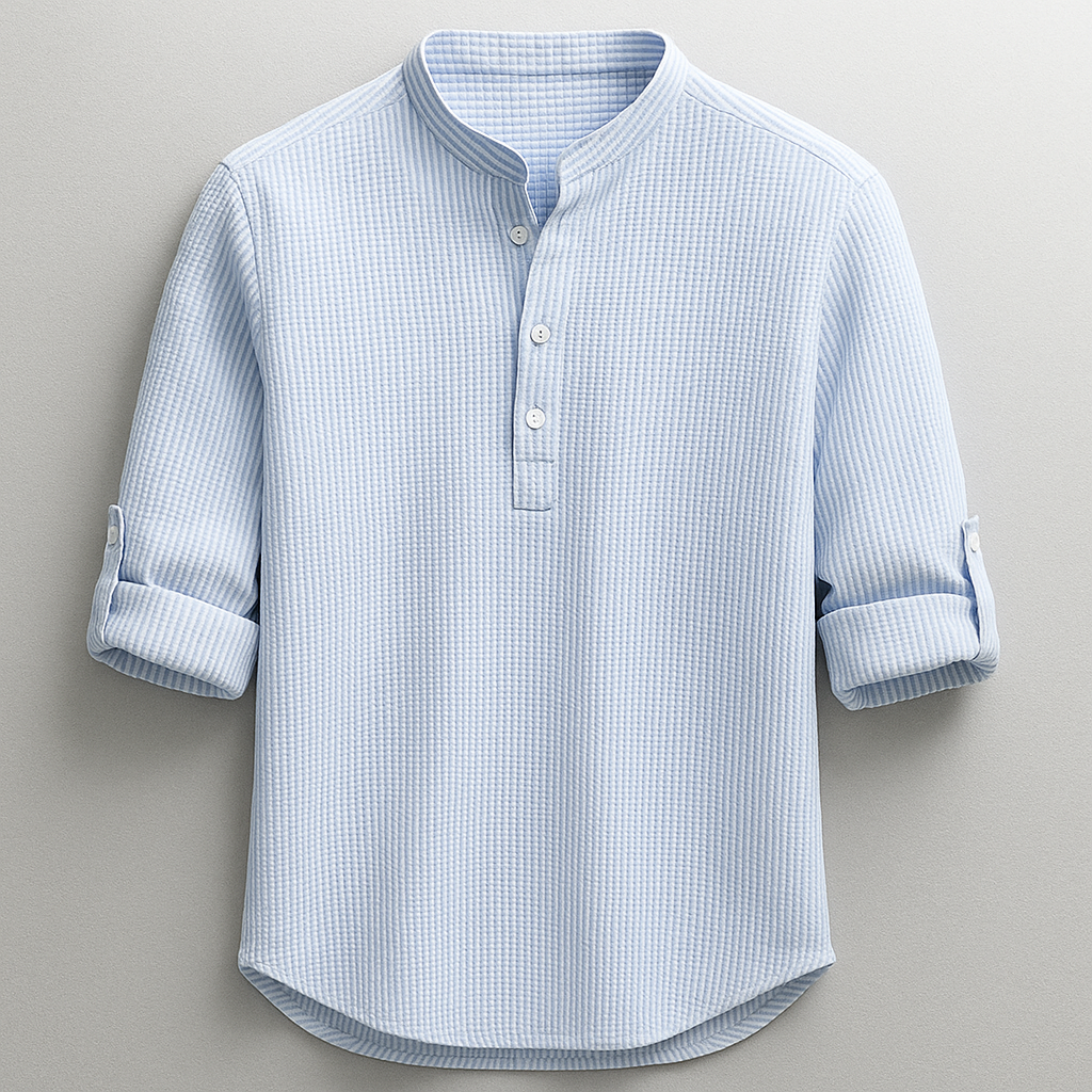 Hudson Camisa Henley Clásica