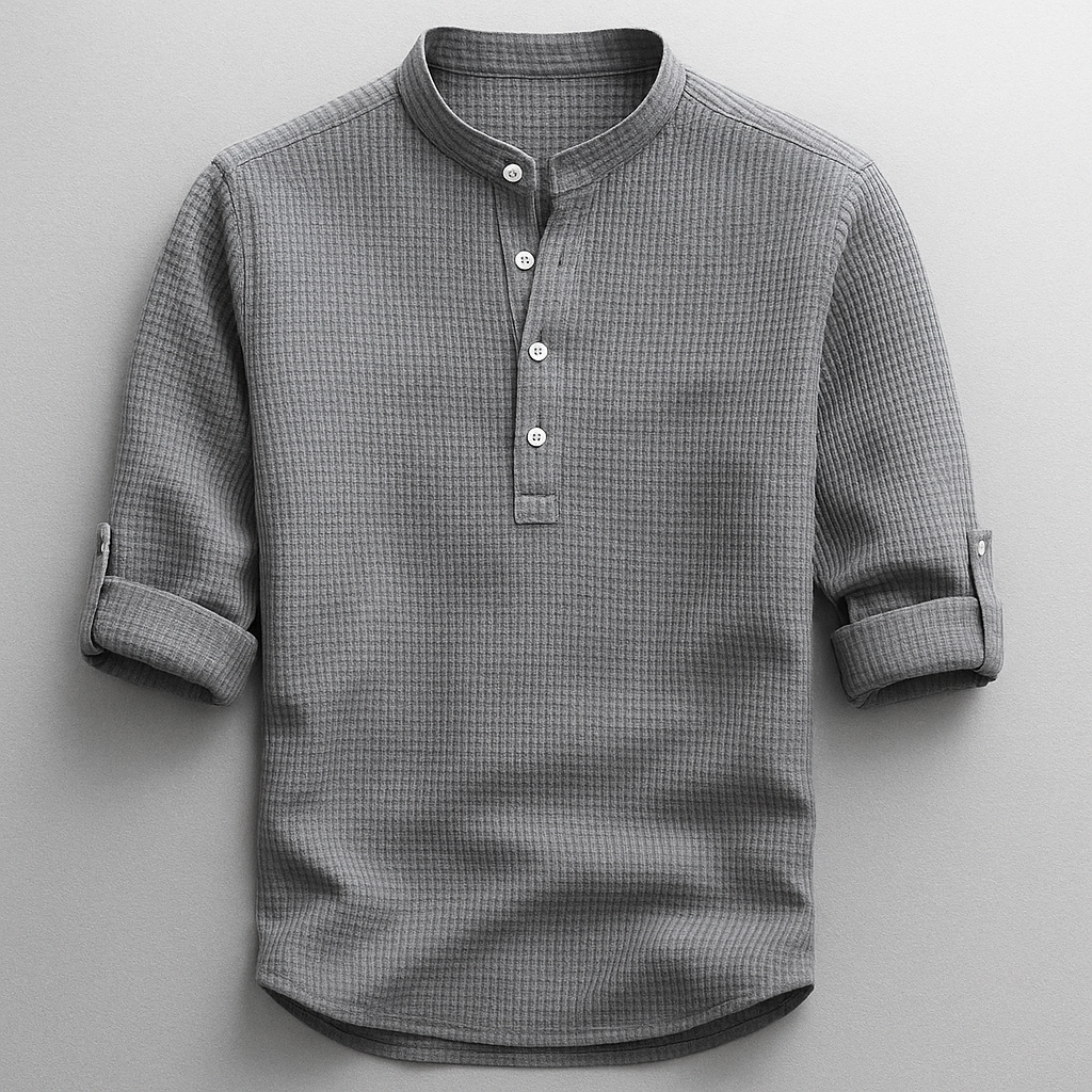 Hudson Camisa Henley Clásica