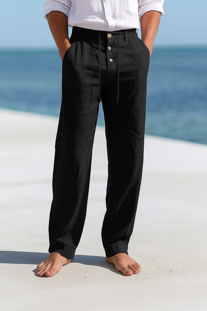 Pantalones de lino Porto de André Ferran
