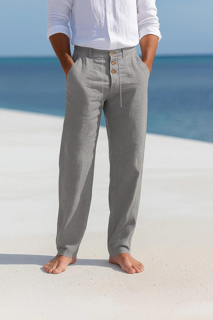 Pantalones de lino Porto de André Ferran