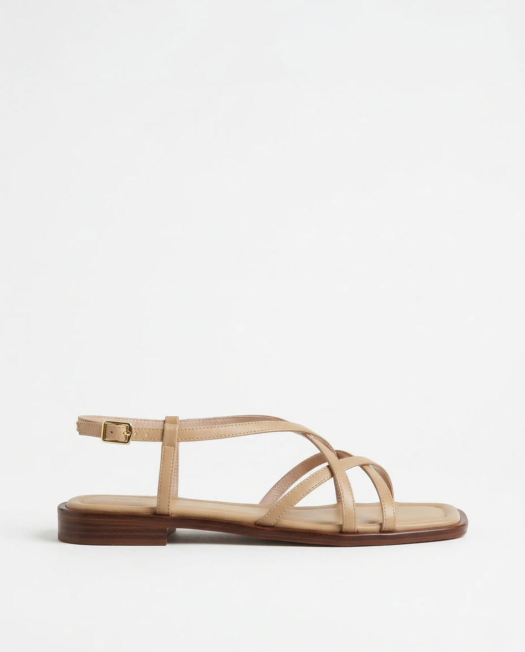 Sandalias Vittoria de tiras en cuero italiano