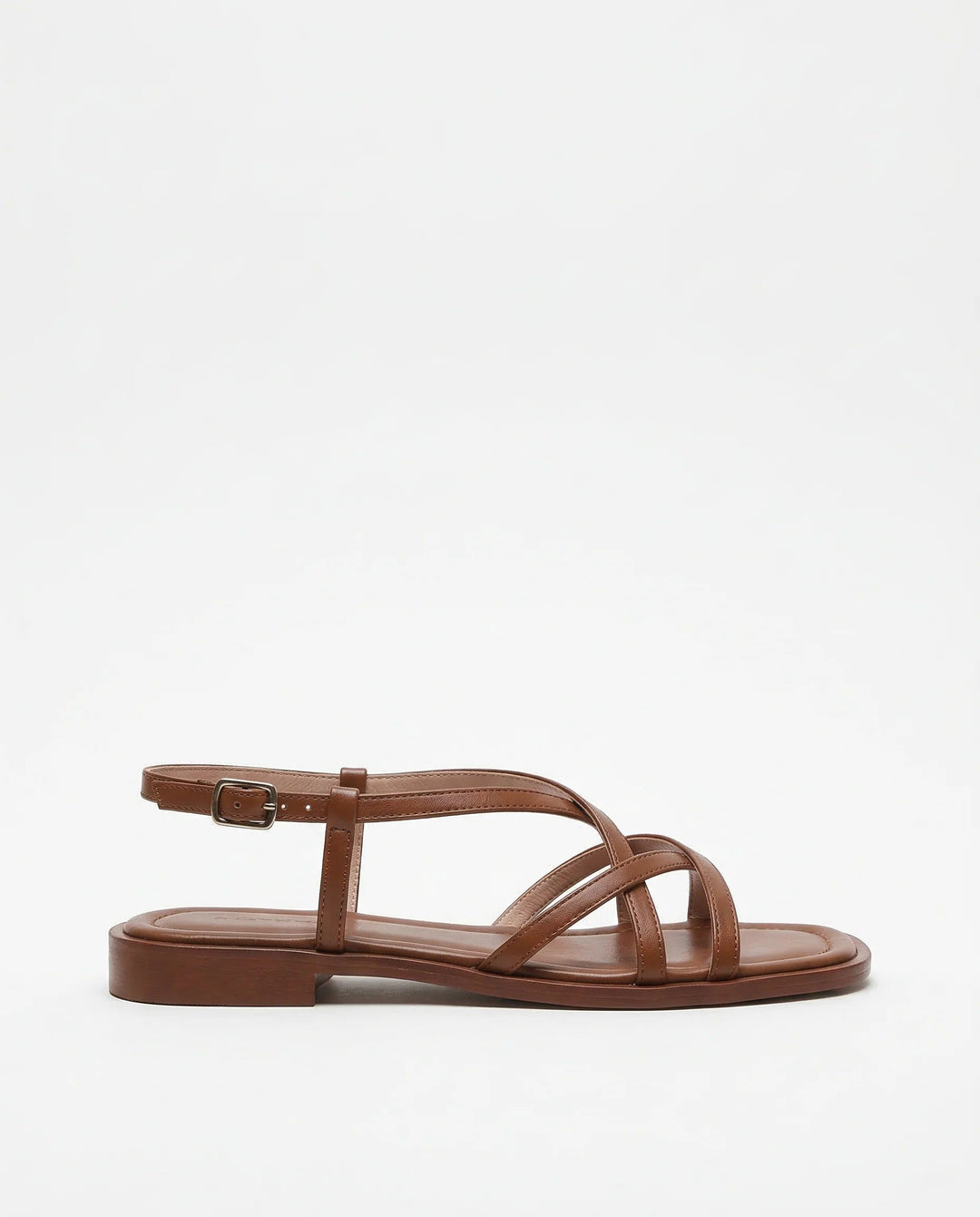 Sandalias Vittoria de tiras en cuero italiano
