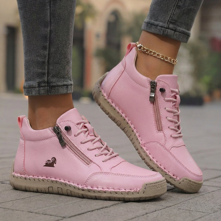 Mila  – Komfortable orthopädische Sneakers + Reißverschluss