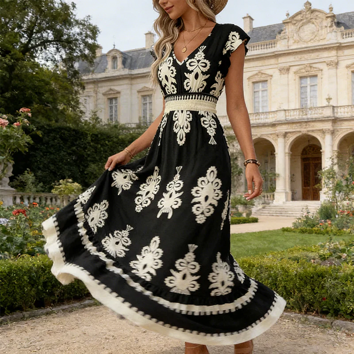 CANDELA™ | VESTIDO MAXI BARROCO