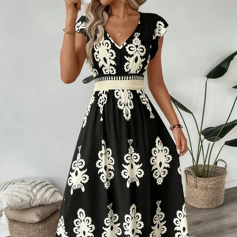 CANDELA™ | VESTIDO MAXI BARROCO