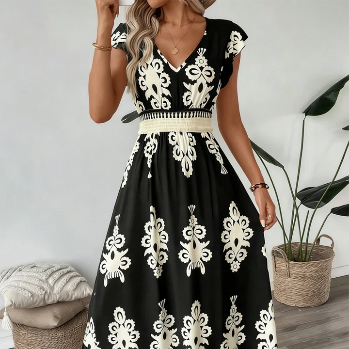 CANDELA™ | VESTIDO MAXI BARROCO