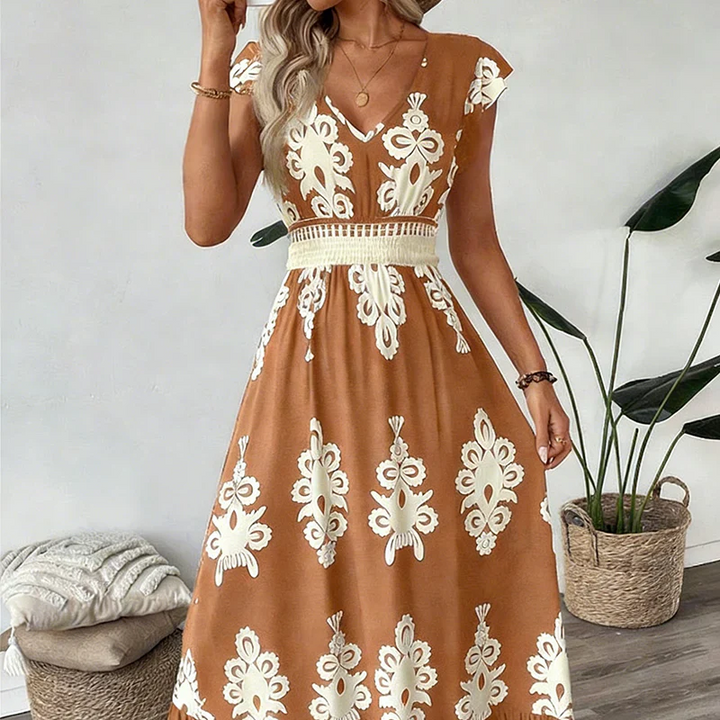 CANDELA™ | VESTIDO MAXI BARROCO